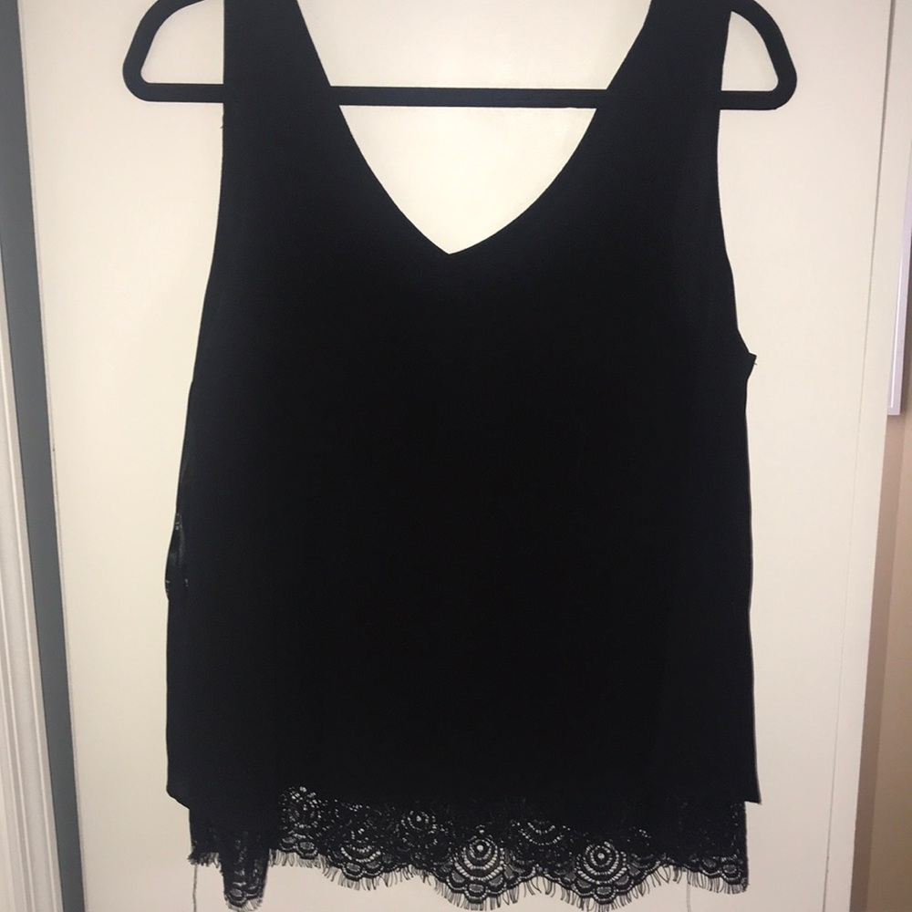 Black tank top